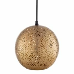 Buy 🔥 World Market Gold Round Adelaide Pendant Lamp 😉