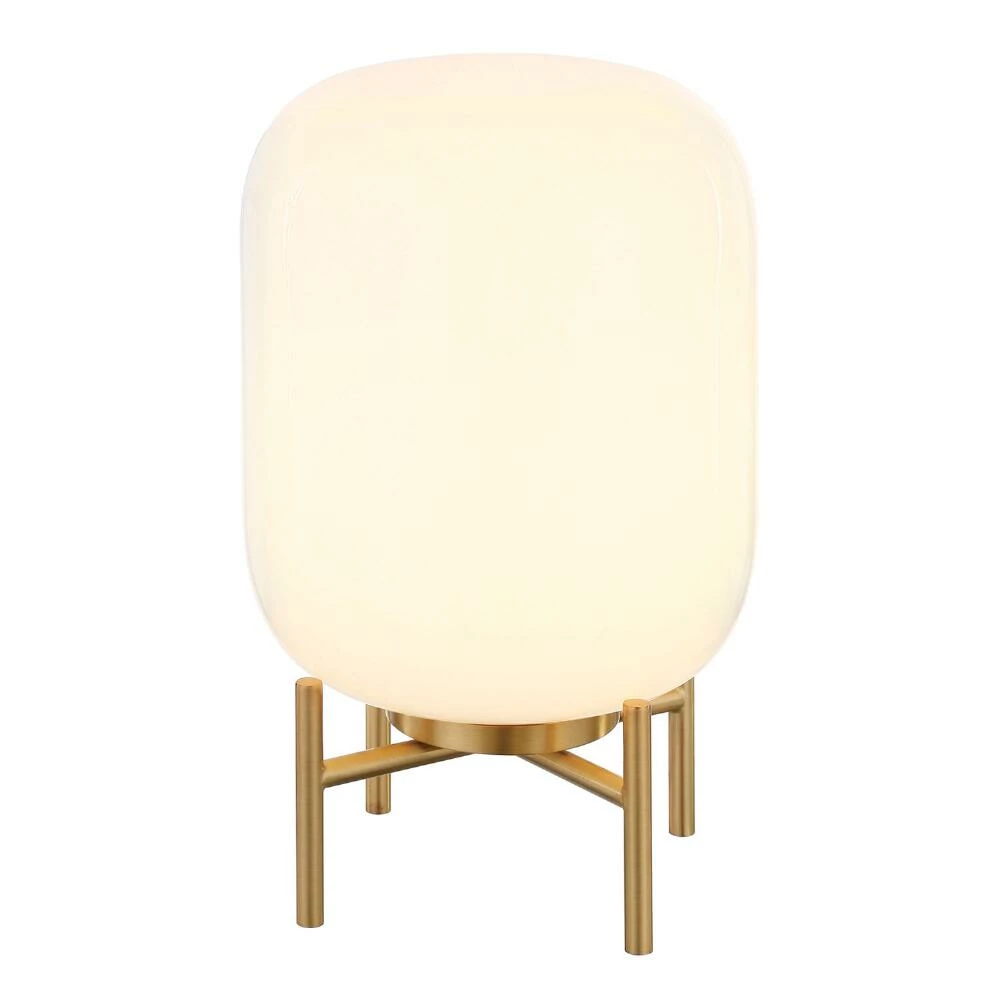 Best Pirce ๐ World Market Kari White Glass Cylinder and Brass Accent Lamp ๐ 4 Best Pirce ๐ World Market Kari White Glass Cylinder and Brass Accent Lamp ๐ - Image 2
