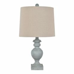 Wholesale ⌛ World Market Elba Distressed Pale Blue Table Lamp 🌟