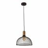 Deals 🎁 World Market Clint Large Black Mesh And Wood Pendant Lamp 👍 -Lighting Sales Store unnamed file 1059