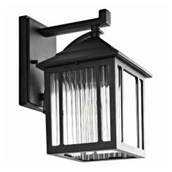 Best Sale 👏 World Market Ranzi Black Metal Outdoor Wall Sconce 😀