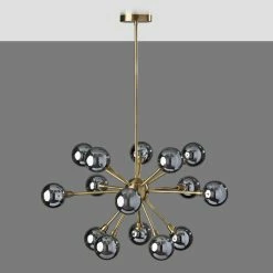 Discount 🎁 World Market Starling Antique Brass And Glass 15 Light LED Chandelier 🛒 -Lighting Sales Store unnamed file 1076