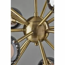 Discount 🎁 World Market Starling Antique Brass And Glass 15 Light LED Chandelier 🛒 -Lighting Sales Store unnamed file 1077