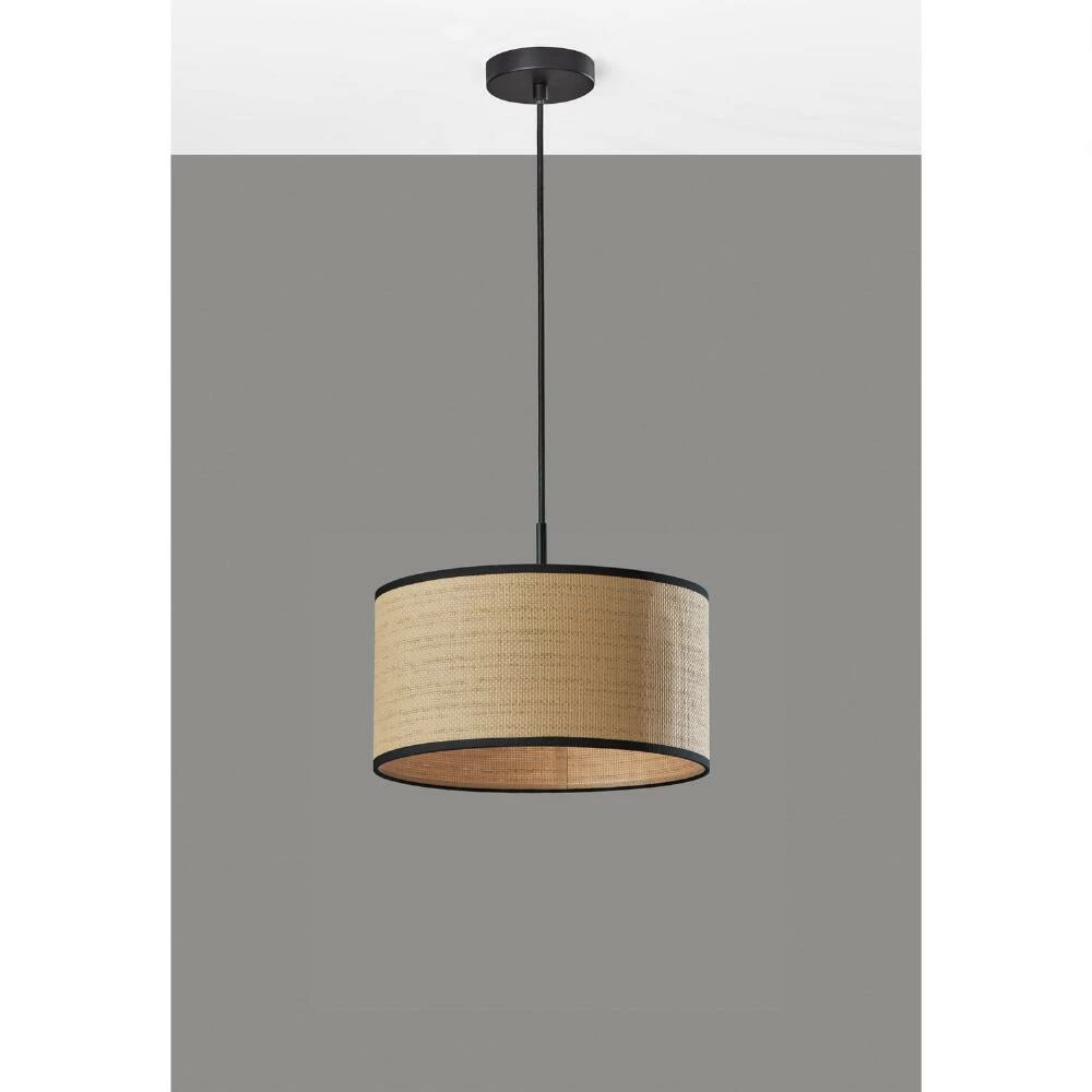 Outlet ๐ World Market Landor Natural And Black Woven Drum Pendant Lamp ๐ 8 Outlet ๐ World Market Landor Natural And Black Woven Drum Pendant Lamp ๐ - Image 6