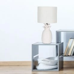 Promo ❤️ World Market White Ceramic Pineapple Table Lamp 😉 -Lighting Sales Store unnamed file 1103