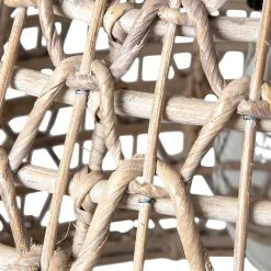 Best reviews of 🥰 World Market Luna Whitewash Geometric Open Weave Abaca Pendant Lamp 🔥 -Lighting Sales Store unnamed file 1107
