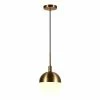 Flash Sale ⭐ World Market Frosted Glass and Brass Orb Pendant Lamp 🥰 -Lighting Sales Store unnamed file 1114