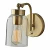 Promo 🎉 World Market Bristol Antique Brass and Glass Wall Sconce 😀 -Lighting Sales Store unnamed file 1126