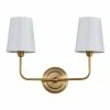 Cheap ⭐ World Market Riley Warm Gold Two Arm Wall Sconce 😍 -Lighting Sales Store unnamed file 1135