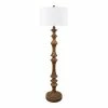 Flash Sale ⌛ World Market Chester Brown Resin Spindle Floor Lamp 💯 -Lighting Sales Store unnamed file 1152