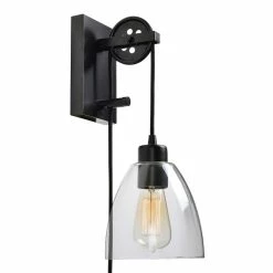 Cheap 🌟 World Market Homer Bronze Adjustable Pulley Wall Sconce ✔️