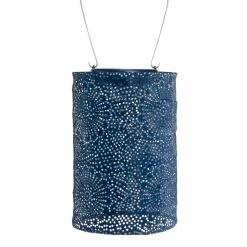 Best Pirce ⭐ World Market Floral Fabric Cylinder Solar LED Lantern 🌟 -Lighting Sales Store unnamed file 1173