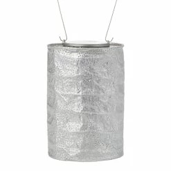 Best Pirce ⭐ World Market Floral Fabric Cylinder Solar LED Lantern 🌟 -Lighting Sales Store unnamed file 1174