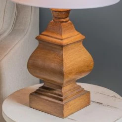 Budget 💯 World Market Catlan Brown Pillar Table Lamp ✨ -Lighting Sales Store unnamed file 1219