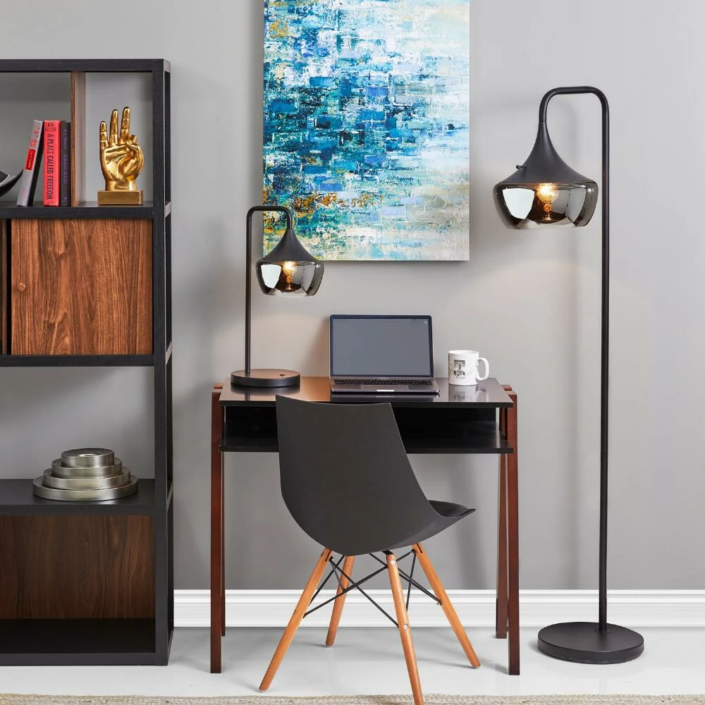 Cheapest ๐ฅฐ World Market Eliza Black Metal And Smoked Glass Floor Lamp ๐ 4 Cheapest ๐ฅฐ World Market Eliza Black Metal And Smoked Glass Floor Lamp ๐ - Image 2