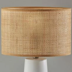 Best deal 😉 World Market Walmer Natural Rattan and Ceramic Table Lamp 🛒 -Lighting Sales Store unnamed file 1261