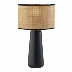 Best deal 😉 World Market Walmer Natural Rattan and Ceramic Table Lamp 🛒 -Lighting Sales Store unnamed file 1266