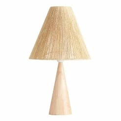 Wholesale ⌛ World Market Ilana Natural Wood and Jute Rope Table Lamp ✔️