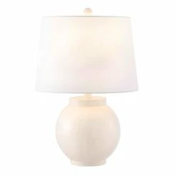 Best Sale 🤩 World Market Lemeni Round Cream Table Lamp 💯 -Lighting Sales Store unnamed file 1293