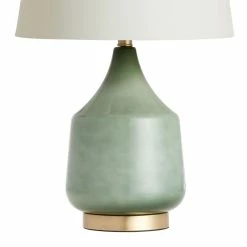 Cheap 😍 World Market Jade Green Ombre Glass Table Lamp Base 😀