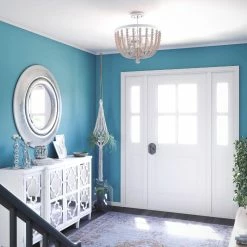 Budget 😀 World Market Madison Wood Bead 3 Light Semi Flush Mount Ceiling Light 🧨 -Lighting Sales Store unnamed file 1326