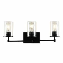 Flash Sale ✔️ World Market Ronsa Black And Clear Glass 3 Light Wall Sconce 😀 -Lighting Sales Store unnamed file 1348