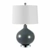 Best Pirce 😀 World Market Masera Gray Glass Table Lamp With USB Set Of 2 🌟