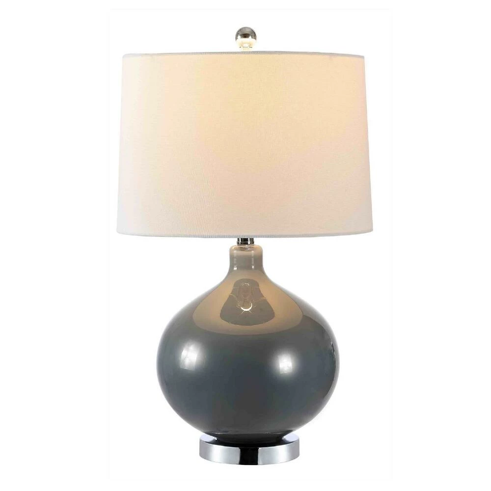 Best Pirce 😀 World Market Masera Gray Glass Table Lamp With USB Set Of 2 🌟 5 Best Pirce 😀 World Market Masera Gray Glass Table Lamp With USB Set Of 2 🌟 - Image 3