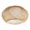 Brand new 🎁 World Market Reyna Natural Wicker And Jute Flush Mount Ceiling Light 🔔 -Lighting Sales Store unnamed file 139