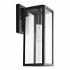 Promo 👏 World Market Norsan Black Metal And Glass Outdoor Wall Sconce 😉