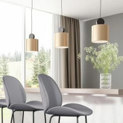 Best Pirce 🔥 World Market Jackson Gold and Black Metal Drum Pendant Lamp 🧨 -Lighting Sales Store unnamed file 1408