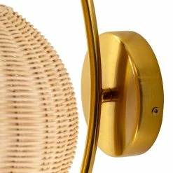 Best reviews of ✔️ World Market Mina Gold And Rattan Globe Wall Sconce 😉 -Lighting Sales Store unnamed file 1428