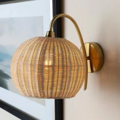Best reviews of ✔️ World Market Mina Gold And Rattan Globe Wall Sconce 😉 -Lighting Sales Store unnamed file 1429