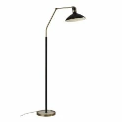 Coupon 🛒 World Market Bryson Black Metal And Antique Brass Adjustable Floor Lamp 😍