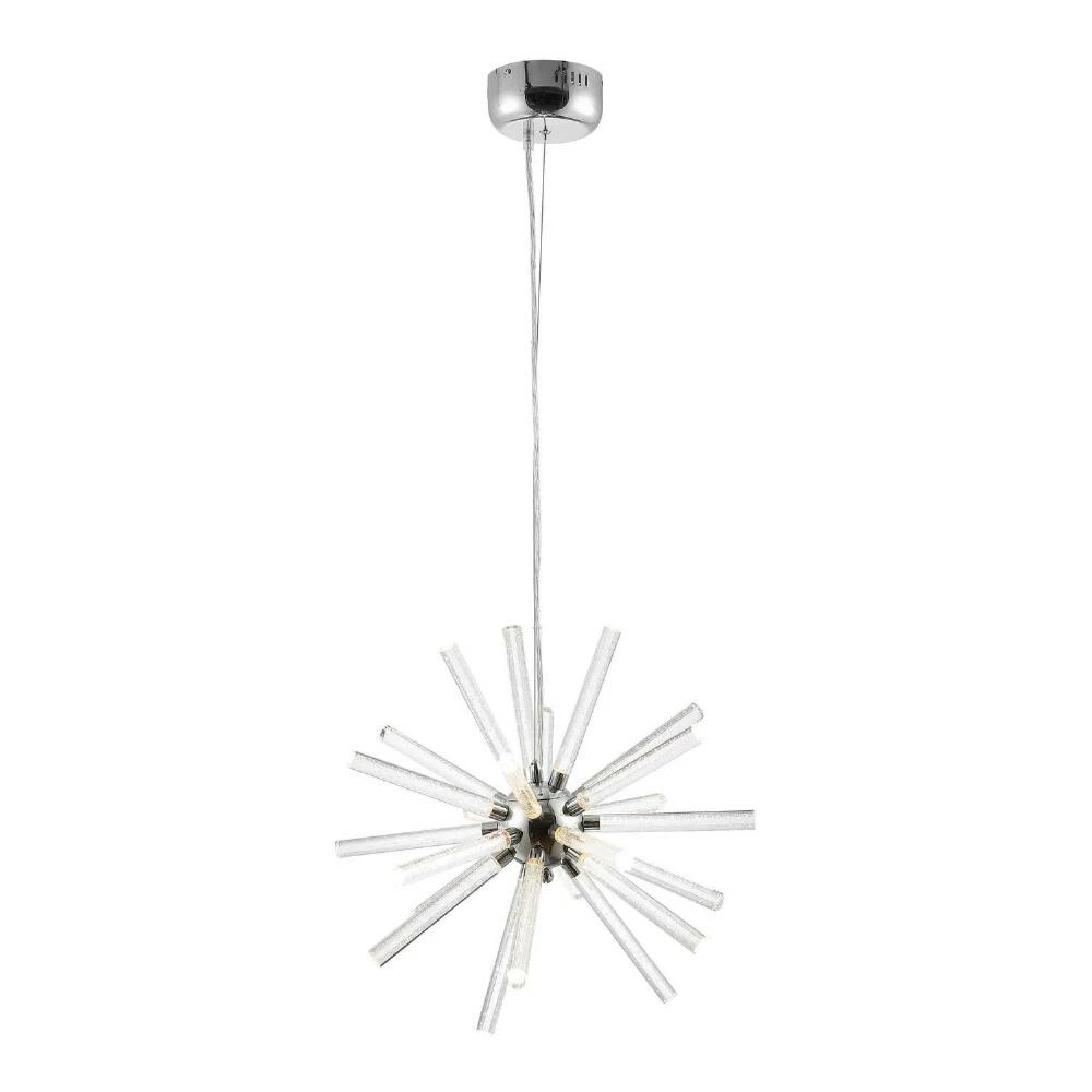 Hot Sale ๐ World Market Gema Chrome And Clear Glass Pendant Lamp ๐งจ 5 Hot Sale ๐ World Market Gema Chrome And Clear Glass Pendant Lamp ๐งจ - Image 3