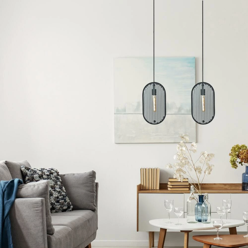 Best reviews of โค๏ธ World Market Landon Black Metal And Textured Glass Pendant Lamp ๐งจ 4 Best reviews of โค๏ธ World Market Landon Black Metal And Textured Glass Pendant Lamp ๐งจ - Image 2