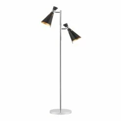 Best Sale 🥰 World Market Efisio Chrome, Black And Gold Adjustable 2 Light Floor Lamp ✔️ -Lighting Sales Store unnamed file 1548