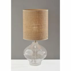 Best deal 🛒 World Market Eden Natural Rattan and Clear Glass Table Lamp 🔔 -Lighting Sales Store unnamed file 1551