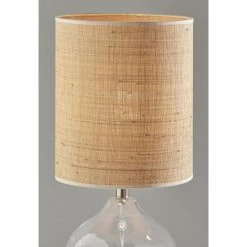 Best deal 🛒 World Market Eden Natural Rattan and Clear Glass Table Lamp 🔔 -Lighting Sales Store unnamed file 1553