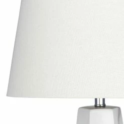 Promo 👏 World Market White Marbled Ceramic Faceted Table Lamp 😀 -Lighting Sales Store unnamed file 1559