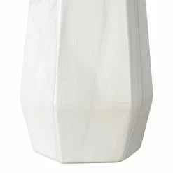 Promo 👏 World Market White Marbled Ceramic Faceted Table Lamp 😀 -Lighting Sales Store unnamed file 1560