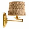 Hot Sale ⭐ World Market Dustin Gold Metal And Rattan Adjustable Wall Sconce 🤩 -Lighting Sales Store unnamed file 1618