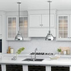 Promo ❤️ World Market Iris Nickel And Metal Dome Pendant Lamp 🔔 -Lighting Sales Store unnamed file 1644