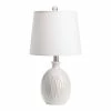 Flash Sale 😀 World Market Willet White Ceramic Geometric Table Lamp ❤️