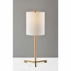 Outlet 🧨 World Market Milton Natural Wood and Metal Tripod Table Lamp 🌟 -Lighting Sales Store unnamed file 1718