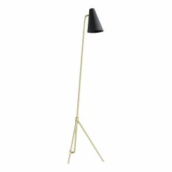 Best reviews of ❤️ World Market Bonnie Black and Gold Metal Tripod Adjustable Floor Lamp 👍