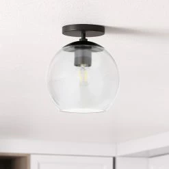 Cheap 🎁 World Market Patti Clear Glass Globe Semi Flush Mount Ceiling Light ✔️ -Lighting Sales Store unnamed file 1755