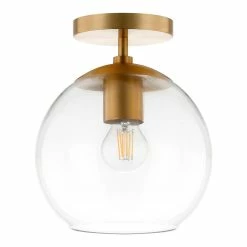 Cheap 🎁 World Market Patti Clear Glass Globe Semi Flush Mount Ceiling Light ✔️ -Lighting Sales Store unnamed file 1760