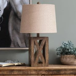 Buy 👍 World Market Galena Warm Brown Faux Wood Table Lamp 👍 -Lighting Sales Store unnamed file 1763