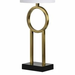 Flash Sale 😉 World Market Brass Circle Brayden Table Lamps Set Of 2 😀 -Lighting Sales Store unnamed file 1811